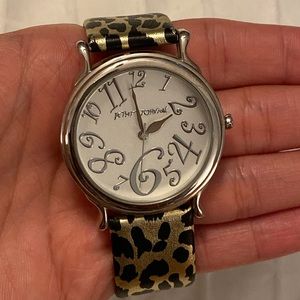 Betsey Johnson Leopard Watch